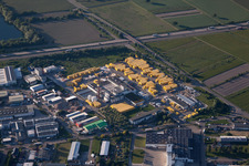 Vue aérienne de Usine Ytong à Malsch dans le département Bade-Wurtemberg, Allemagne