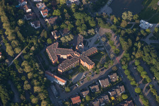 Photographie aérienne de Centre pour personnes âgées Caritas à Horbachpark à Ettlingen dans le département Bade-Wurtemberg, Allemagne