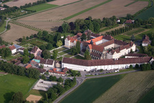 Photographie aérienne de Château scolaire Salem dans le quartier du château à le quartier Stefansfeld in Salem dans le département Bade-Wurtemberg, Allemagne