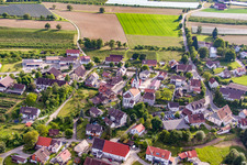 Quartier Lippertsreute in Überlingen dans le département Bade-Wurtemberg, Allemagne d'en haut