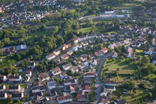 Quartier Diedelsheim in Bretten dans le département Bade-Wurtemberg, Allemagne hors des airs