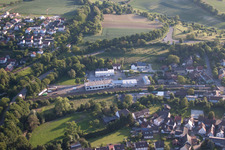 Vue aérienne de TBZ à le quartier Diedelsheim in Bretten dans le département Bade-Wurtemberg, Allemagne