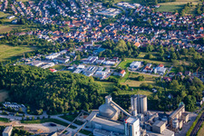 Quartier Wössingen in Walzbachtal dans le département Bade-Wurtemberg, Allemagne hors des airs