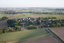 Vue aérienne de Geisberg dans le département Bas Rhin, France