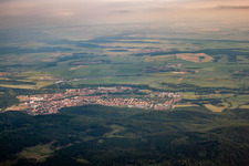 Vue aérienne de Du sud à Thale dans le département Saxe-Anhalt, Allemagne