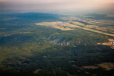 Vue aérienne de Du sud à le quartier Wienrode in Blankenburg dans le département Saxe-Anhalt, Allemagne