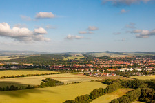 Quedlinburg dans le département Saxe-Anhalt, Allemagne d'en haut
