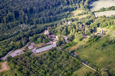 Photographie aérienne de Roseburg à le quartier Rieder in Ballenstedt dans le département Saxe-Anhalt, Allemagne