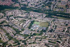 Vue aérienne de Basildon dans le département Angleterre, Grande Bretagne