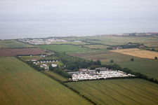 Vue aérienne de Atwick dans le département Angleterre, Grande Bretagne