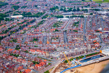 Vue aérienne de Bridlington dans le département Angleterre, Grande Bretagne