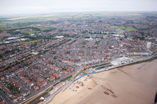 Vue aérienne de Bridlington dans le département Angleterre, Grande Bretagne