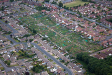 Bridlington dans le département Angleterre, Grande Bretagne vue du ciel