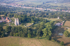 Watten dans le département Nord, France hors des airs