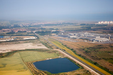 Port à Loon-Plage à Loon-Plage dans le département Nord, France d'en haut