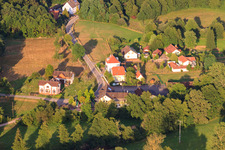 Photographie aérienne de Moulin de Bienwald à Scheibenhardt dans le département Rhénanie-Palatinat, Allemagne