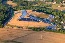 Vue oblique de Décharge de district à Berg dans le département Rhénanie-Palatinat, Allemagne
