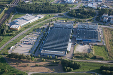 Vue aérienne de LuK à le quartier Vimbuch in Bühl dans le département Bade-Wurtemberg, Allemagne