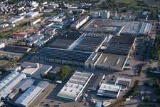 Vue oblique de Schaeffler Automobile à Bühl dans le département Bade-Wurtemberg, Allemagne