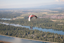 Vue oblique de Daubensand dans le département Bas Rhin, France