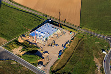 Vue aérienne de Nouveau bâtiment pour TRANSAC International Speditionsgesellschaft mbH à Rülzheim dans le département Rhénanie-Palatinat, Allemagne