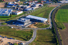 Photographie aérienne de Nouveau bâtiment d'ITK Engineering GmbH à Rülzheim dans le département Rhénanie-Palatinat, Allemagne