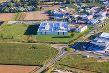 DBK David + Baader GmbH à Rülzheim dans le département Rhénanie-Palatinat, Allemagne hors des airs