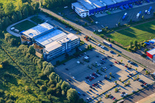 Vue aérienne de Nolte GmbH & Co. KGaA à Germersheim dans le département Rhénanie-Palatinat, Allemagne