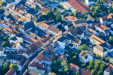 Vue aérienne de Rue principale x Donnersgasse à Germersheim dans le département Rhénanie-Palatinat, Allemagne