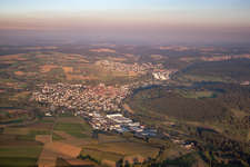 Quartier Königsbach in Königsbach-Stein dans le département Bade-Wurtemberg, Allemagne hors des airs