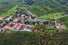 Clinique psychiatrique d'État à Klingenmünster dans le département Rhénanie-Palatinat, Allemagne hors des airs