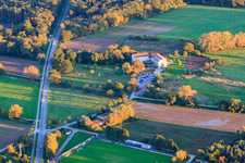 Enregistrement par drone de Hôtel Zeiskamer Mühle à Zeiskam dans le département Rhénanie-Palatinat, Allemagne