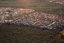 Photographie aérienne de Rülzheim dans le département Rhénanie-Palatinat, Allemagne