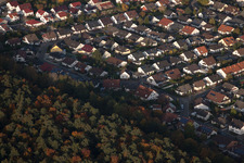 Vue oblique de Rülzheim dans le département Rhénanie-Palatinat, Allemagne