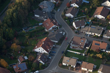 Rülzheim dans le département Rhénanie-Palatinat, Allemagne depuis l'avion