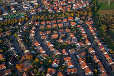 Rülzheim dans le département Rhénanie-Palatinat, Allemagne vue du ciel