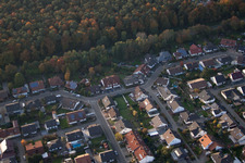 Rülzheim dans le département Rhénanie-Palatinat, Allemagne vu d'un drone