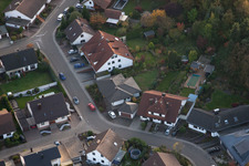 Rülzheim dans le département Rhénanie-Palatinat, Allemagne du point de vue du drone