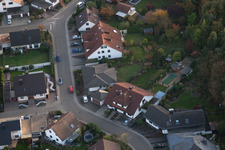 Vue aérienne de Rülzheim dans le département Rhénanie-Palatinat, Allemagne