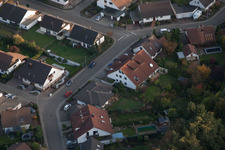 Vue oblique de Rülzheim dans le département Rhénanie-Palatinat, Allemagne