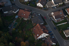 Rülzheim dans le département Rhénanie-Palatinat, Allemagne du point de vue du drone