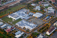 Vue aérienne de Zone commerciale sud à le quartier Queichheim in Landau in der Pfalz dans le département Rhénanie-Palatinat, Allemagne