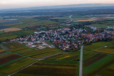 Insheim dans le département Rhénanie-Palatinat, Allemagne vue d'en haut