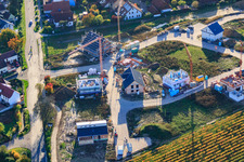 Nouvelle zone de développement Am Wingertsberg à Insheim dans le département Rhénanie-Palatinat, Allemagne hors des airs