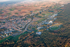 Quartier Herxheim in Herxheim bei Landau dans le département Rhénanie-Palatinat, Allemagne depuis l'avion