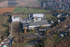 Quartier Neudorf in Graben-Neudorf dans le département Bade-Wurtemberg, Allemagne d'en haut