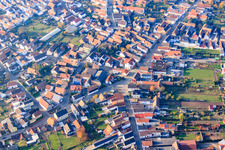 Vue aérienne de Schulzenstraße x Kreuzstr à Hördt dans le département Rhénanie-Palatinat, Allemagne