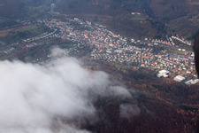 Annweiler am Trifels dans le département Rhénanie-Palatinat, Allemagne d'en haut