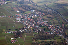 Siebeldingen dans le département Rhénanie-Palatinat, Allemagne vue d'en haut