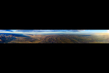 Vue aérienne de Zone urbaine en perspective panoramique avec périphérie et centre-ville à Landau in der Pfalz dans le département Rhénanie-Palatinat, Allemagne